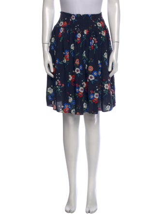 Tory Burch Floral Print Knee-Length Skirt