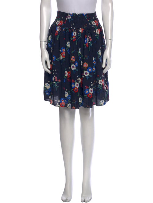 Tory Burch Floral Print Knee-Length Skirt