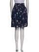 Tory Burch Floral Print Knee-Length Skirt