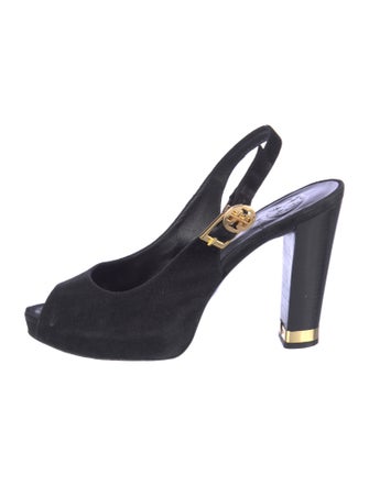 Tory Burch Suede Slingback Sandals