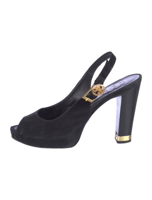 Tory Burch Suede Slingback Sandals