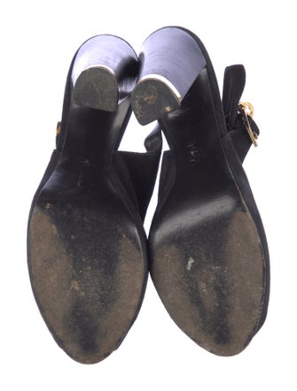 Tory Burch Suede Slingback Sandals