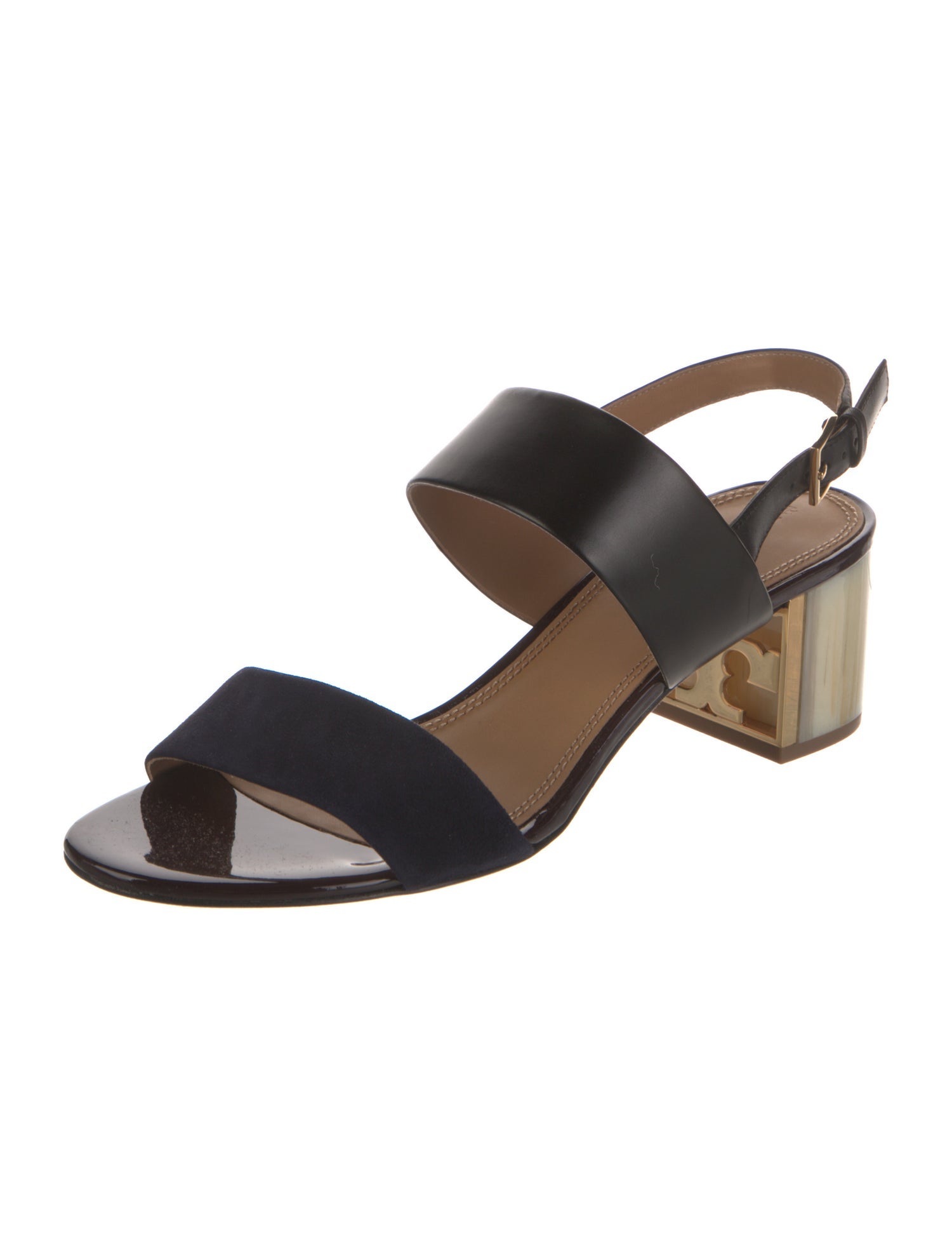 Tory Burch Leather Slingback Sandals
