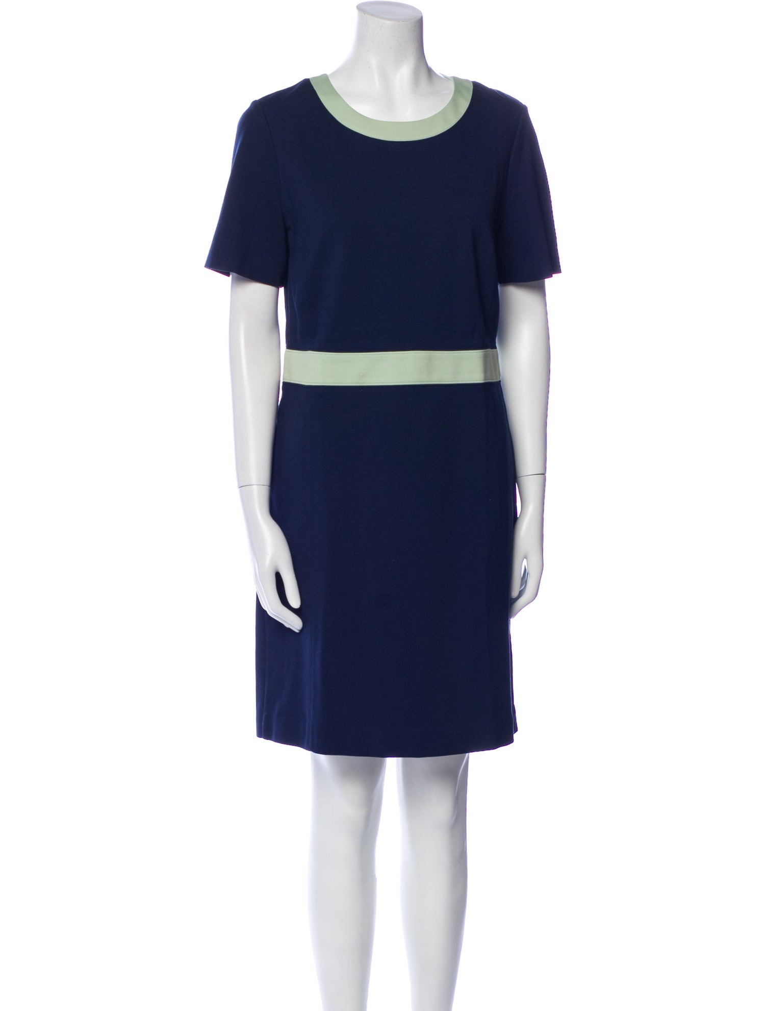 Tory Burch Colorblock Pattern Mini Dress