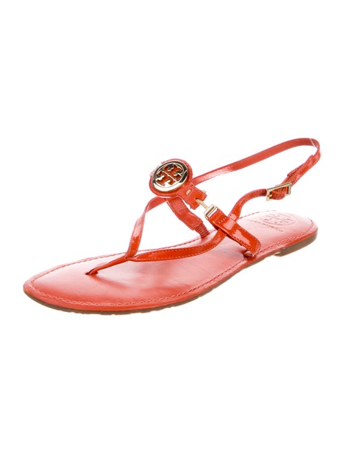 Tory Burch Leather T-Strap Sandals