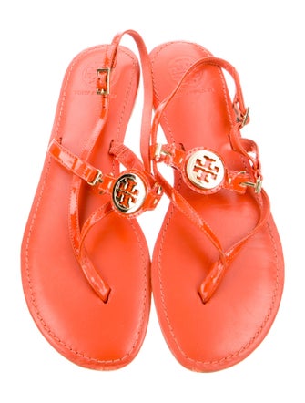 Tory Burch Leather T-Strap Sandals