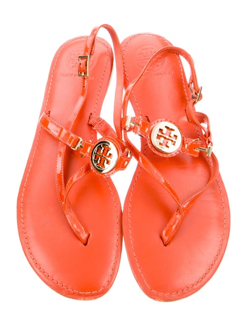 Tory Burch Leather T-Strap Sandals