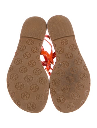Tory Burch Leather T-Strap Sandals