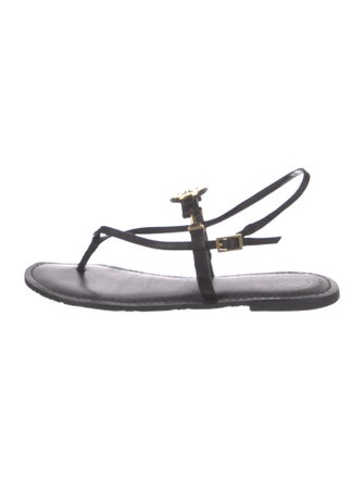 Tory Burch Leather T-Strap Sandals