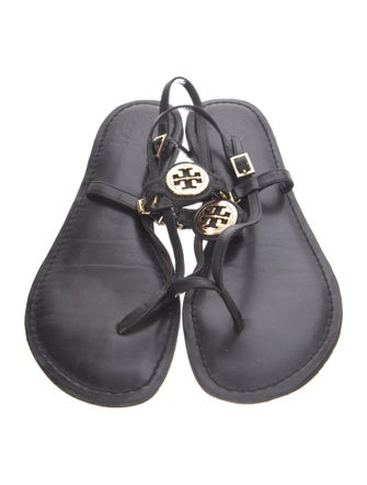 Tory Burch Leather T-Strap Sandals