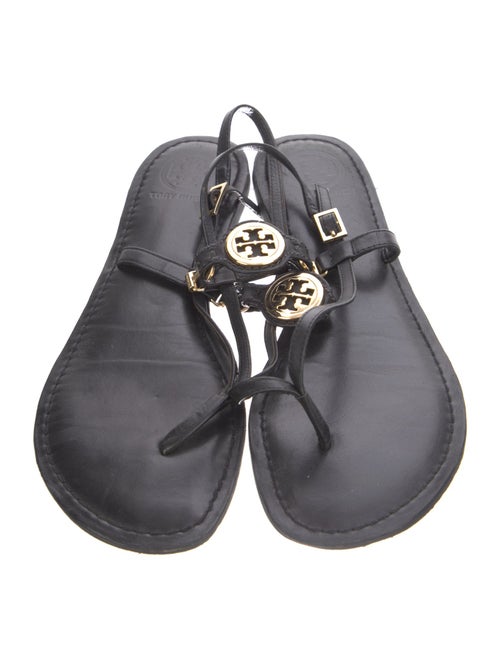 Tory Burch Leather T-Strap Sandals