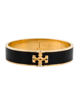 Tory Burch Enamel Kira Hinged Bangle Bracelet