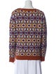 Tory Burch Wool Printed Sweater