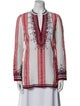 Tory Burch Printed V-Neck Tunic