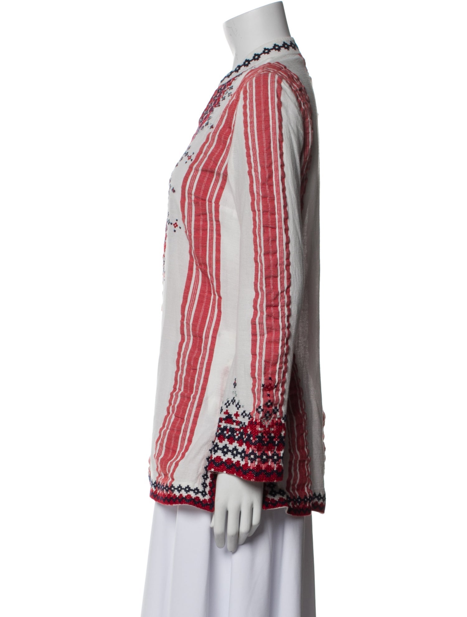 Tory Burch Printed V-Neck Tunic