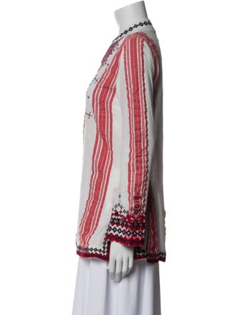 Tory Burch Printed V-Neck Tunic