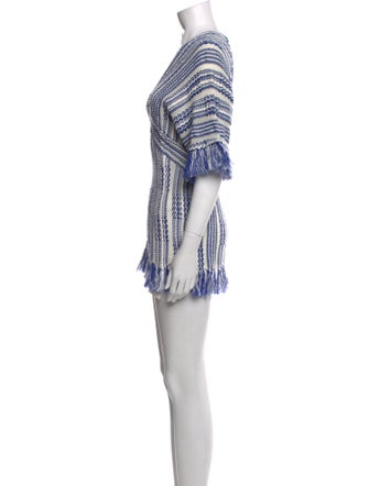 Tory Burch Linen Striped Tunic