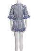 Tory Burch Linen Striped Tunic