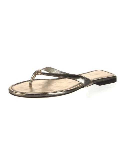 Tory Burch Leather Flip Flops