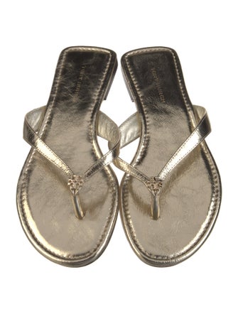 Tory Burch Leather Flip Flops