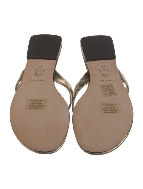 Tory Burch Leather Flip Flops