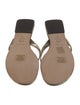 Tory Burch Leather Flip Flops
