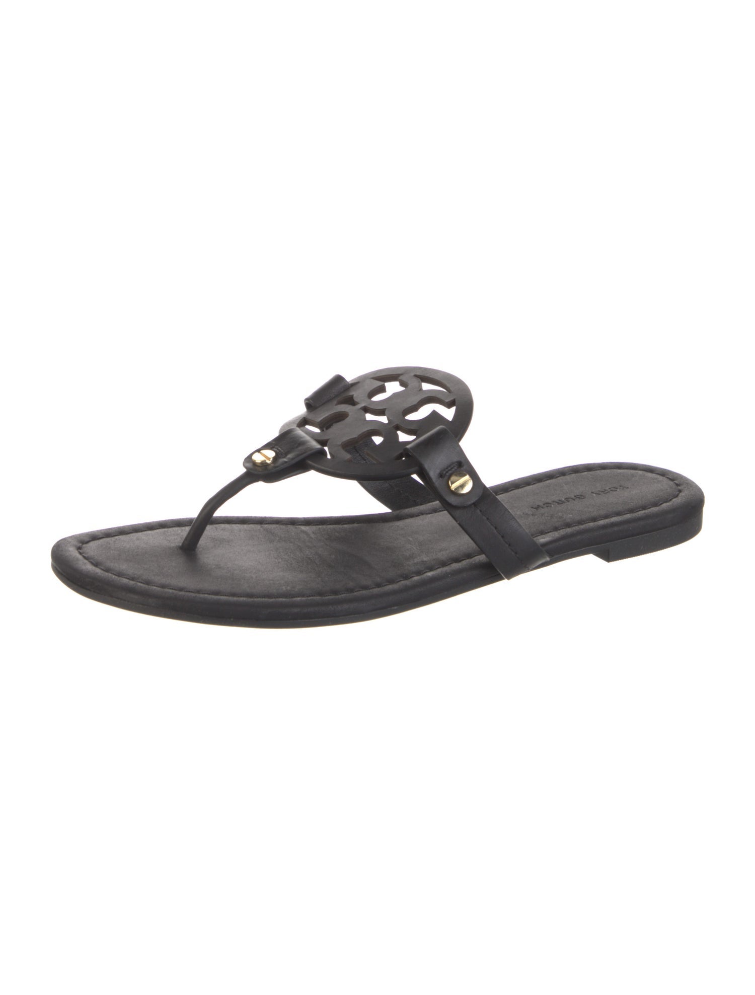 Tory Burch Leather Flip Flops
