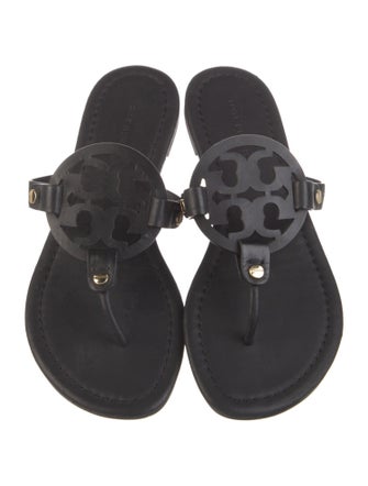 Tory Burch Leather Flip Flops