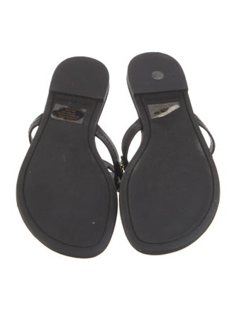 Tory Burch Leather Flip Flops