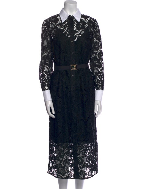 Tory Burch Lace Pattern Midi Length Dress