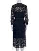 Tory Burch Lace Pattern Midi Length Dress
