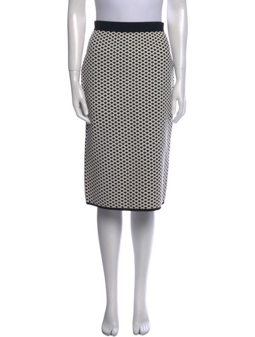 Tory Burch Plaid Print Knee-Length Skirt