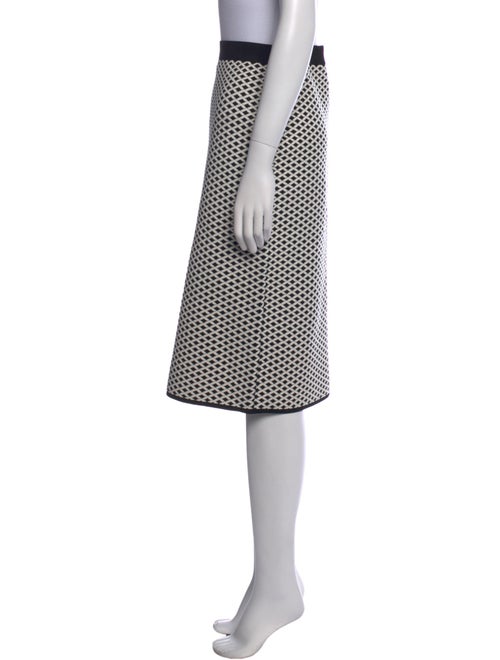 Tory Burch Plaid Print Knee-Length Skirt
