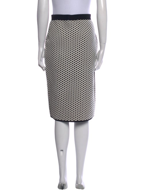 Tory Burch Plaid Print Knee-Length Skirt