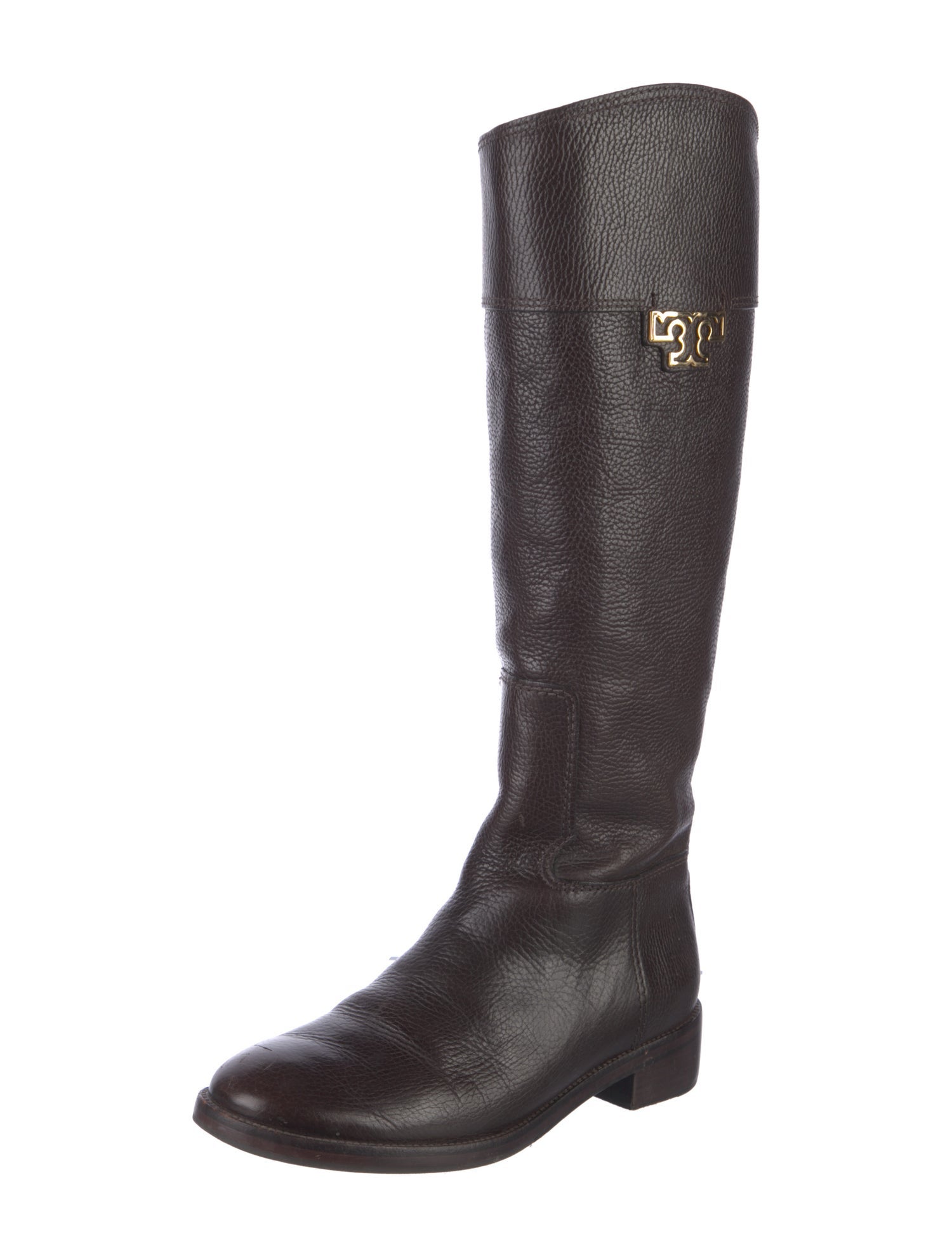 Tory Burch Leather Riding Boots