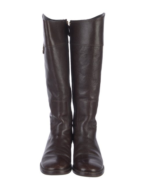 Tory Burch Leather Riding Boots