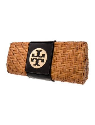 Tory Burch Raffia Clutch