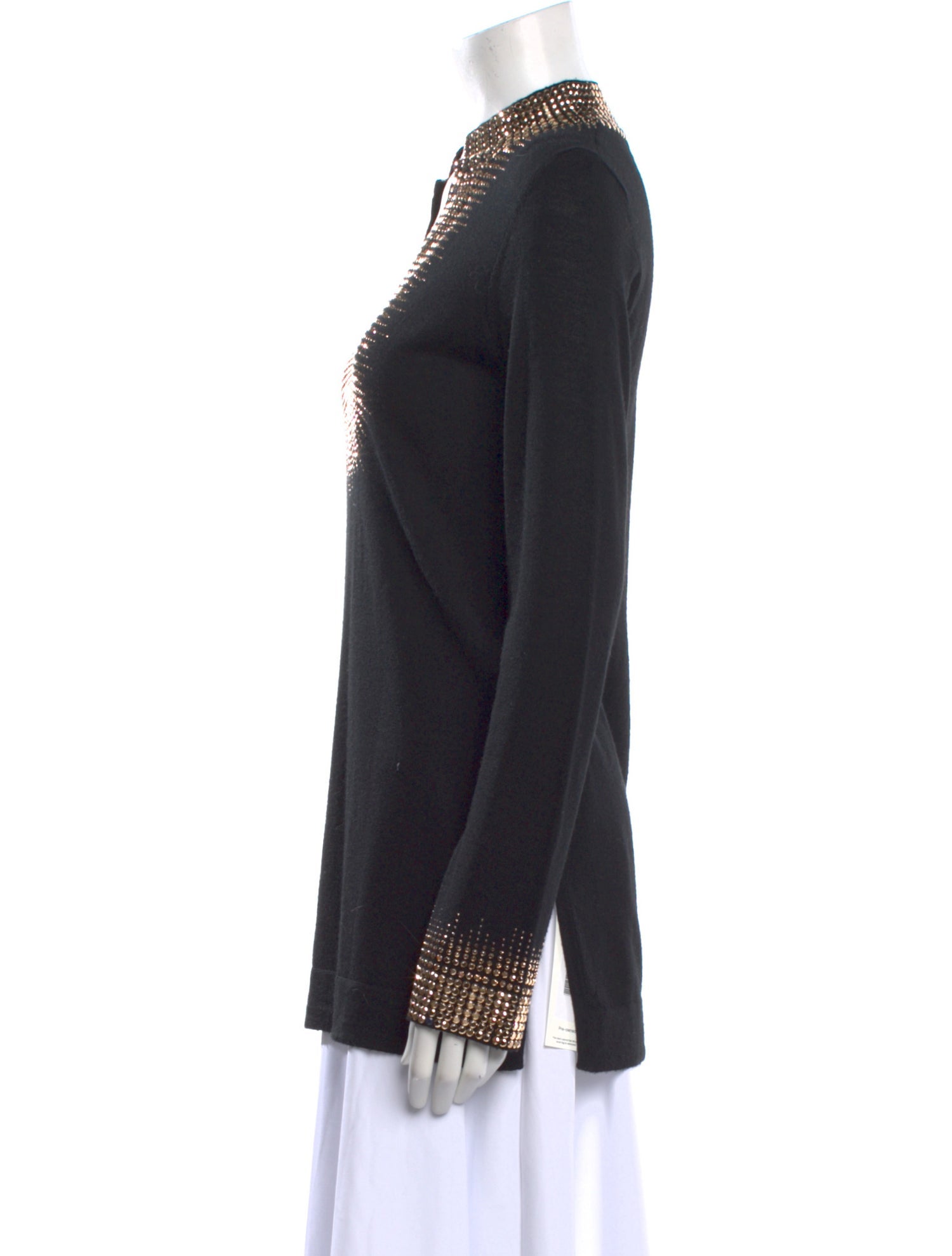 Tory Burch Merino Wool V-Neck Tunic