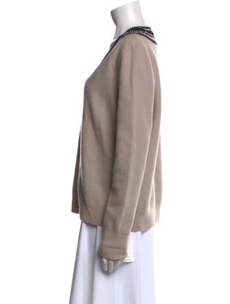 Tory Burch Merino Wool V-Neck Sweater