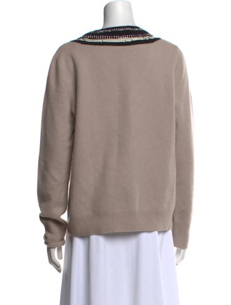 Tory Burch Merino Wool V-Neck Sweater