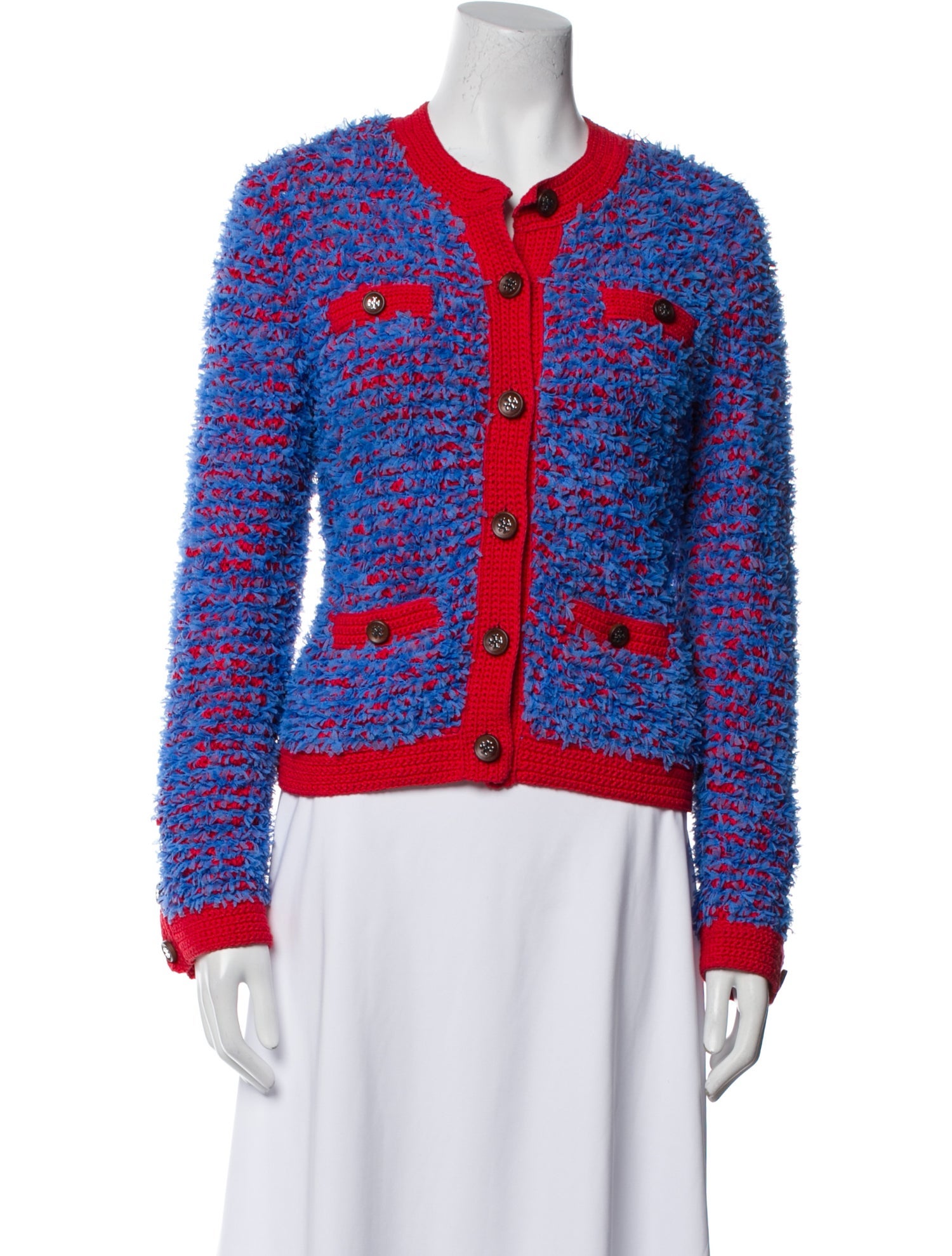 Tory Burch Tweed Pattern Evening Jacket