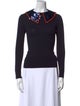 Tory Burch Merino Wool Crew Neck Sweater