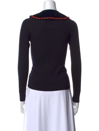 Tory Burch Merino Wool Crew Neck Sweater