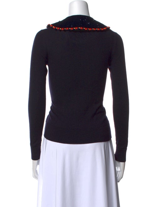 Tory Burch Merino Wool Crew Neck Sweater