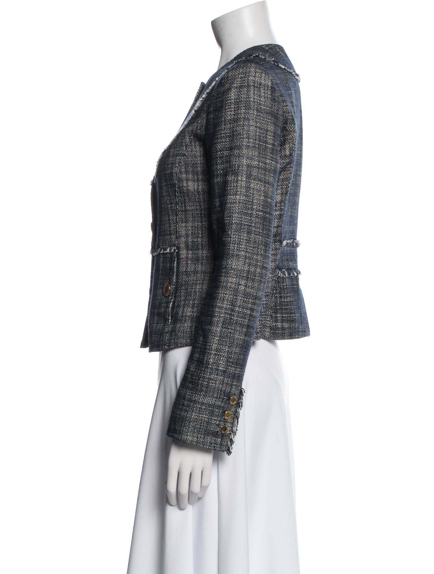 Tory Burch Tweed Pattern Evening Jacket