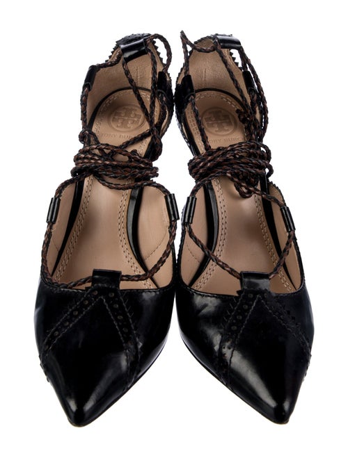 Tory Burch Patent Leather T-Strap Pumps