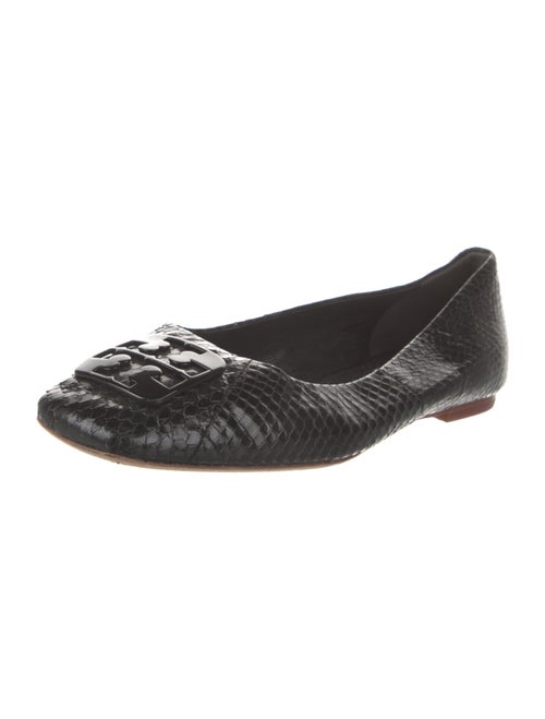 Tory Burch Snakeskin Animal Print Ballet Flats