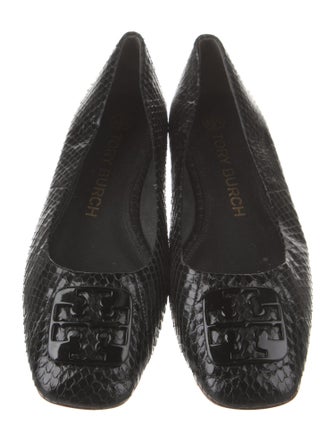 Tory Burch Snakeskin Animal Print Ballet Flats