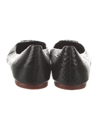 Tory Burch Snakeskin Animal Print Ballet Flats