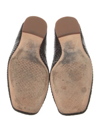 Tory Burch Snakeskin Animal Print Ballet Flats